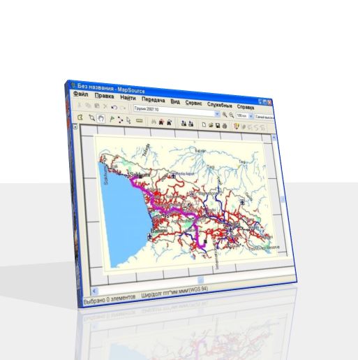 Карта Грузии для навигаторов Garmin