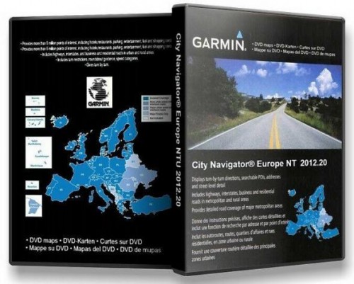 Скачать бесплатно Garmin City Navigator Europe NT 2012.20 (MapSourse + IMG Unlocked / Раздельно по странам/ FID: 2473 без регистрации