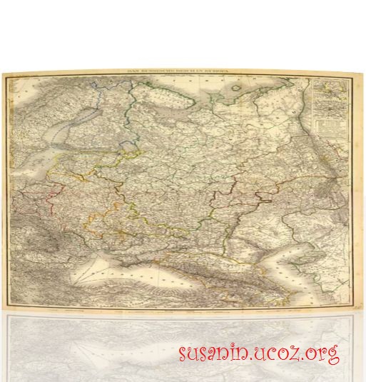Российская Империя, европейская часть, 1865 год / Старая карта