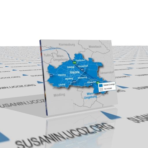 GPS-карта Вены для Гармин (2011.20)