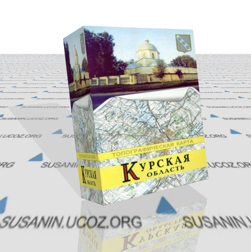 Топографическая карта Курской области